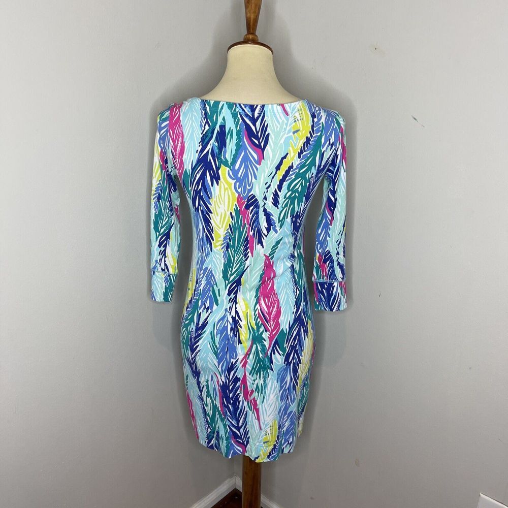 Lilly Pulitzer Sophie Dress UPF 50+ Light as a Feather 3/4 Sleeve Dress XS - Picture 3 of 10